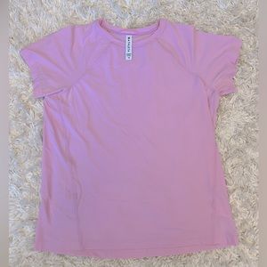 Athleta Ultimate Train Tee, XS, pink, like-new condition
